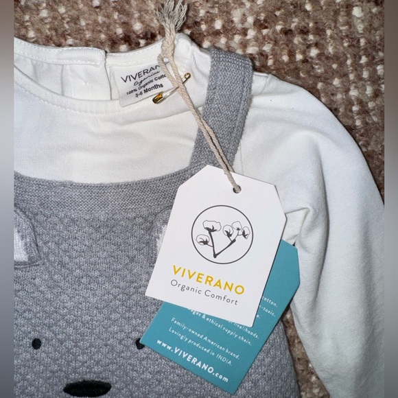 Viverano Organics Baby Dog Romper (3-6M) - Picture 3 of 4